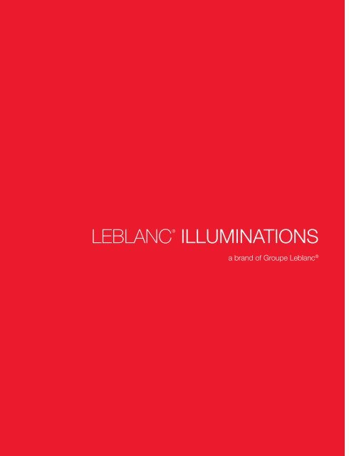 Groupe Leblanc - CITY ILLUMINATIONS