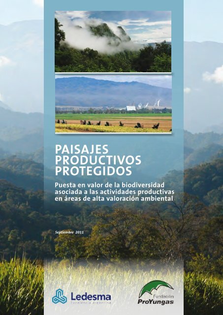Cartilla Paisajes Productivos Protegidos - FundaciÃ³n ProYungas