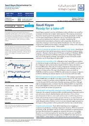 Saudi Kayan Petrochemical Co. - Al Rajhi Capital