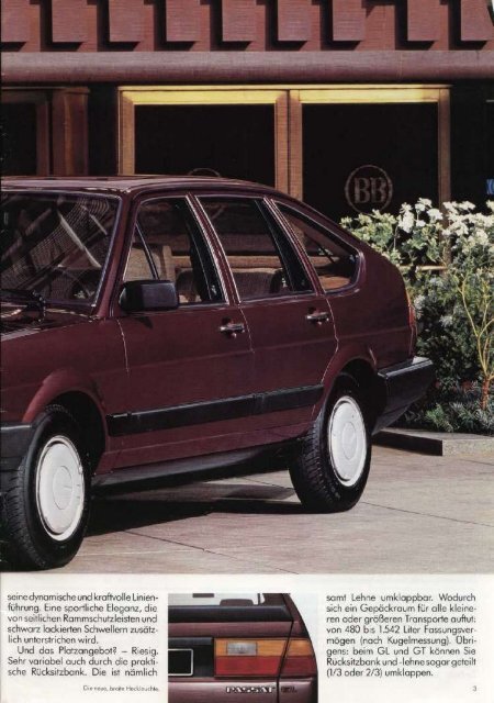 Katalog Passat Sedan 1986 - VW Passat
