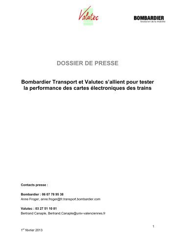 DOSSIER DE PRESSE - I-Trans