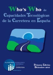 de Capacidades TecnolÃ³gicas de la Carretera en EspaÃ±a, PTC ...
