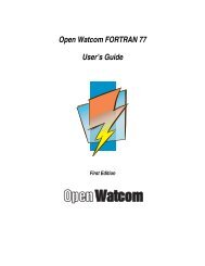 3The Open Watcom FORTRAN 77 Compiler - HEAnet Mirror Service