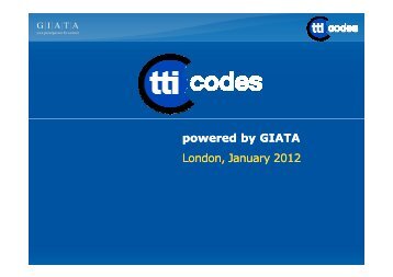 powered by GIATA London, January 2012 powered by GIATA ...