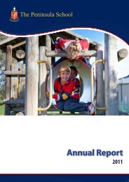 The Peninsula School Annual Report 2011