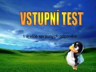 VSTUPNÃ TEST