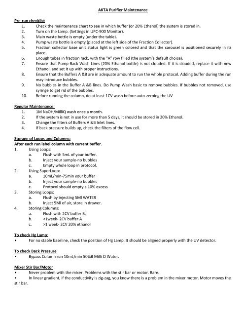 Air Purifier Maintenance Checklist?  