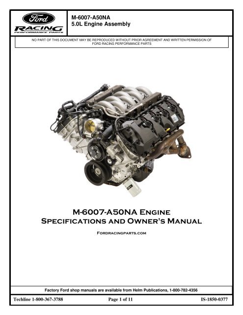 Available (PDF) - Ford Racing