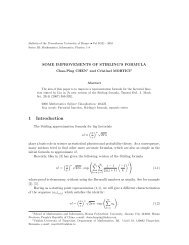 Chen C. P., Mortici C., Some improvements of Stirling's formula