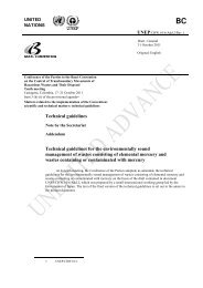 Technical guidelines Technical guidelines for ... - Basel Convention