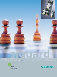 MODULI DI SICUREZZA - Siemens