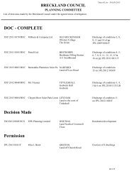 DOC - COMPLETE Decision Made Permission - Breckland Council