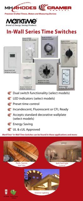 In-Wall Series Time Switches - HVACQuick