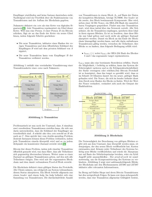 Bitcoin und E-Commerce - Department of Information Systems ...