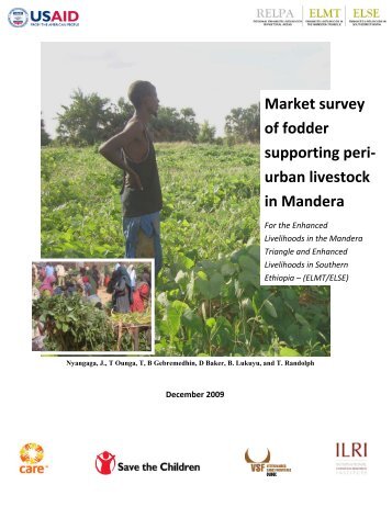 Market survey of fodder supporting peri- urban livestock in Mandera