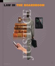 Law in the boardroom (PDF) - FTI Consulting