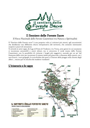 Foreste Sacre - Parco Nazionale delle Foreste Casentinesi