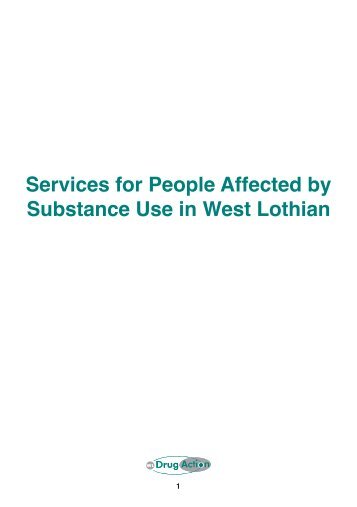 Services for People Affected by Substance Use in West Lothian