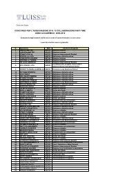 Graduatorie part time_FINALE - Diritto allo Studio - Luiss