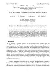 Low Temperature Oxidation of n-Hexane in a Flow Reactor