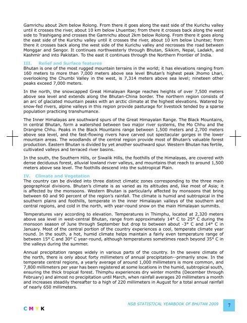 National Statistics Bureau - Gross National Happiness Commission