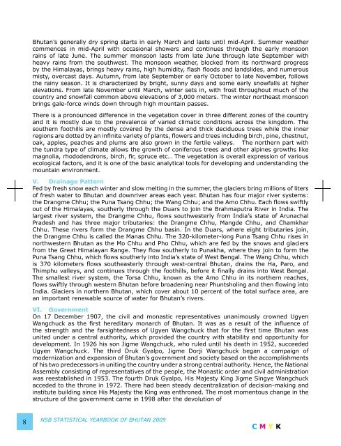 National Statistics Bureau - Gross National Happiness Commission