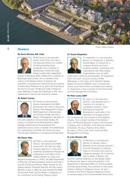 Executive Director's Summary and The Harbour Trust (PDF - 623.26 ...