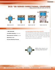 DCG-*SB SERIES DIRECTIONAL COUPLERS - Holland Electronics