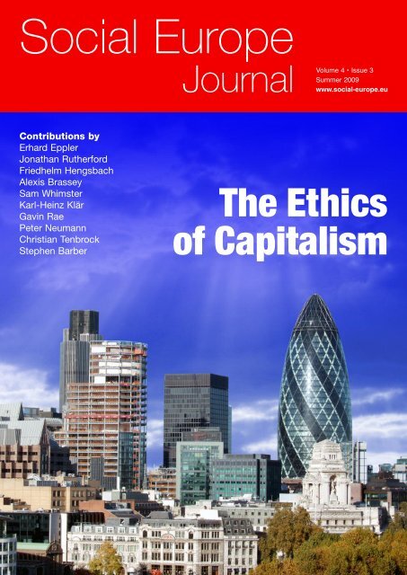 The Ethics of Capitalism - Social Europe Journal