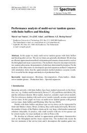 Performance analysis of multi-server tandem queues with ... - Cqm