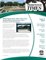 2010 Issue III September release - Village of Downers Grove