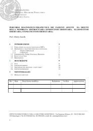 pazienti affetti da difetti della membrana eritrocitaria