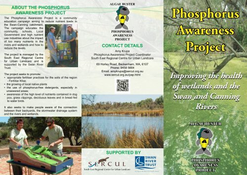 Phosphorus Awareness Project brochure - SERCUL
