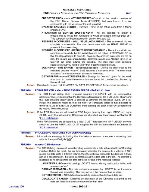 FDR V54L78 - Innovation Data Processing