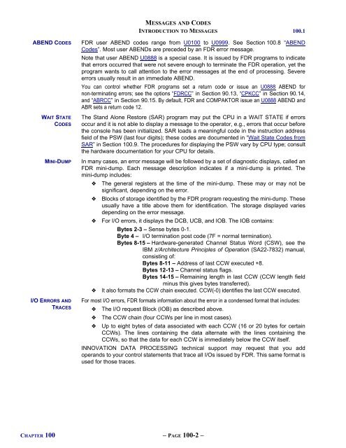 FDR V54L78 - Innovation Data Processing