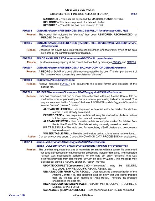 FDR V54L78 - Innovation Data Processing