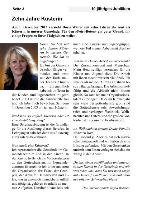 Ausgabe 4/2013 - evangelisch-in-qi.de