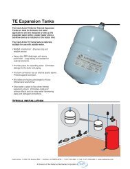 TE Expansion Tanks - Cash Acme