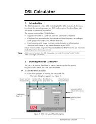 DSL Calculator