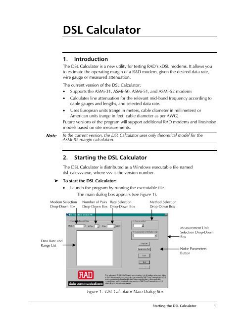 DSL Calculator