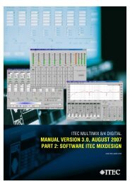 SOFTWARE ITEC MIXDESIGN