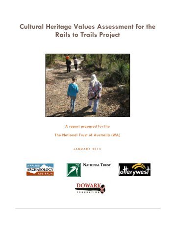 Cultural Heritage Values Assessment for the Rails to Trails Project