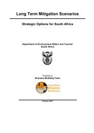 Scenario building Team, 2007. Long Term Mitigation Scenarios - erc