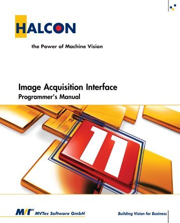 Image Acquisition Interface Programmer's Manual