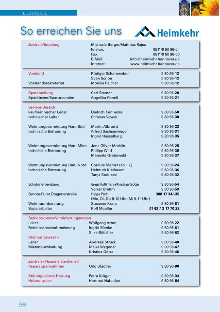 Preisausschreiben Ausgabe 7/06 - Heimkehr-Hannover.de