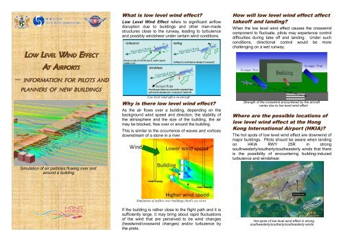 Low Level Wind Effect At Airports A A A Information For