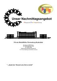 Unser Nachmittagsangebot - Fürstenberg-Realschule-Recke