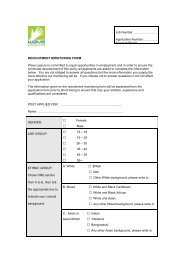 Recruitment Monitoring Form - Wave Leisure