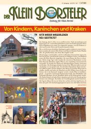 Von Kindern, Kaninchen und Kraken - Heimatverein Klein Borstel