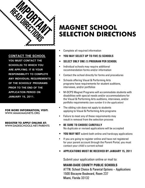 magnet school - Miami Lakes Educational Center - Miami-Dade ...